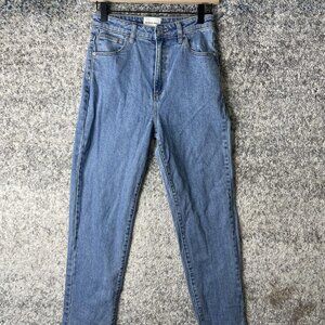 Abrand Jeans Womens 27 Blue A 94 High Slim Denim High Rise Skinny Stretch Cotton